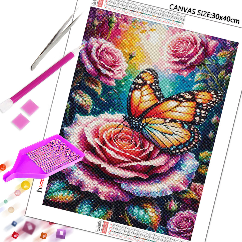 Butterfly Diamond Mosaic 5D DI - Embroidery Rose recensione e prezzo