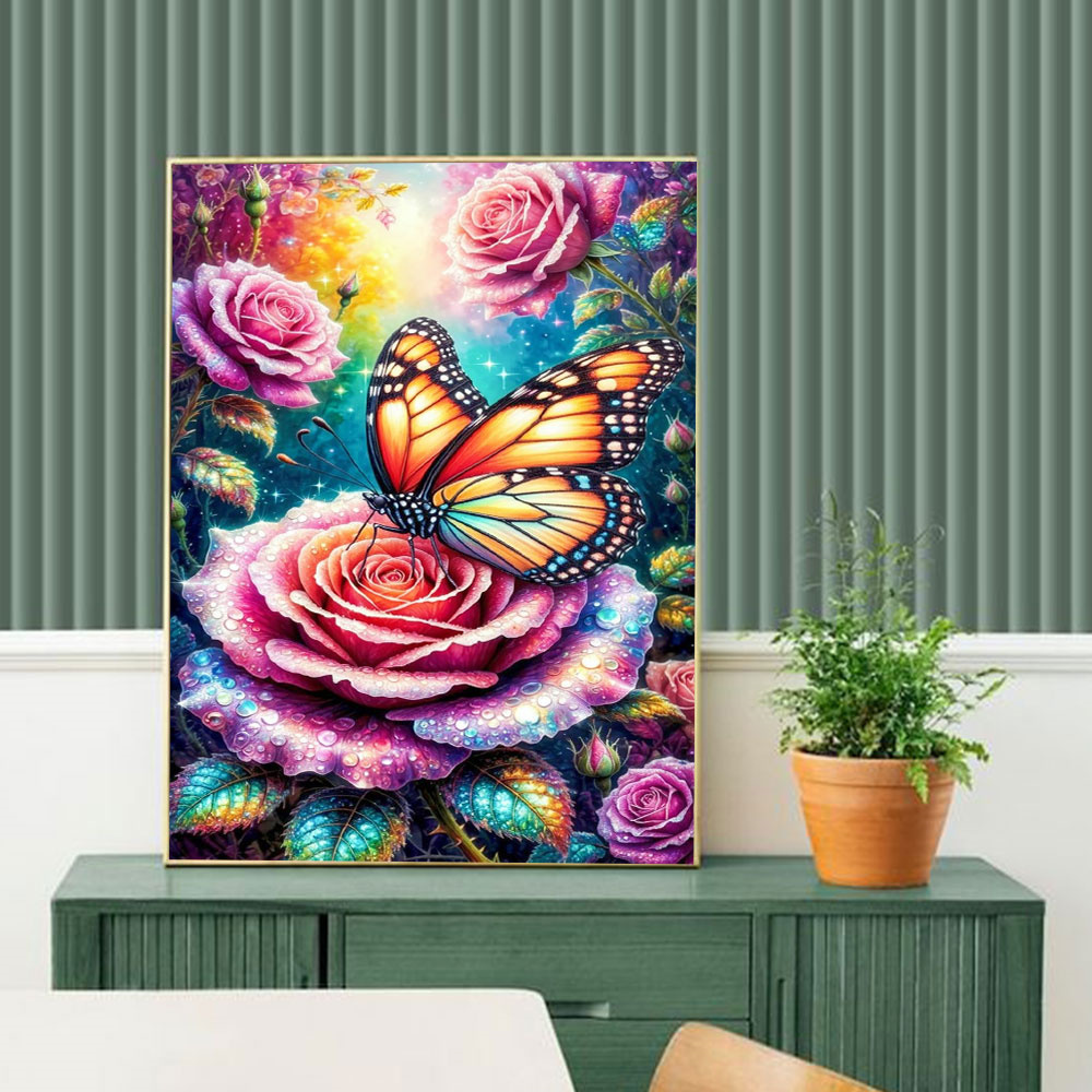 Butterfly Diamond Mosaic 5D DI - Embroidery Rose recensione e prezzo