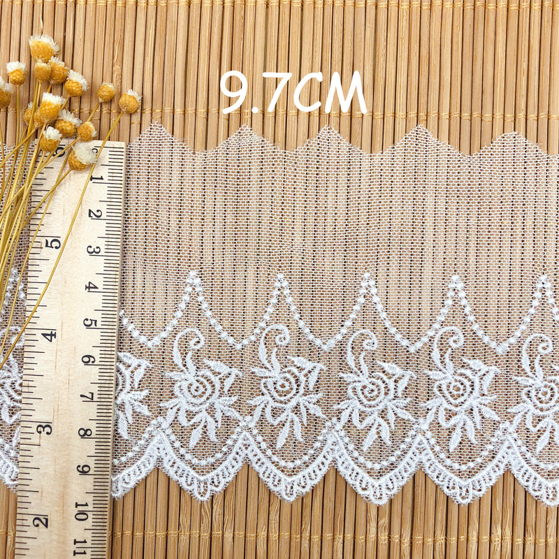 Mesh Embroidery Rose Tulle Fab - Embroidery Rose recensione e prezzo