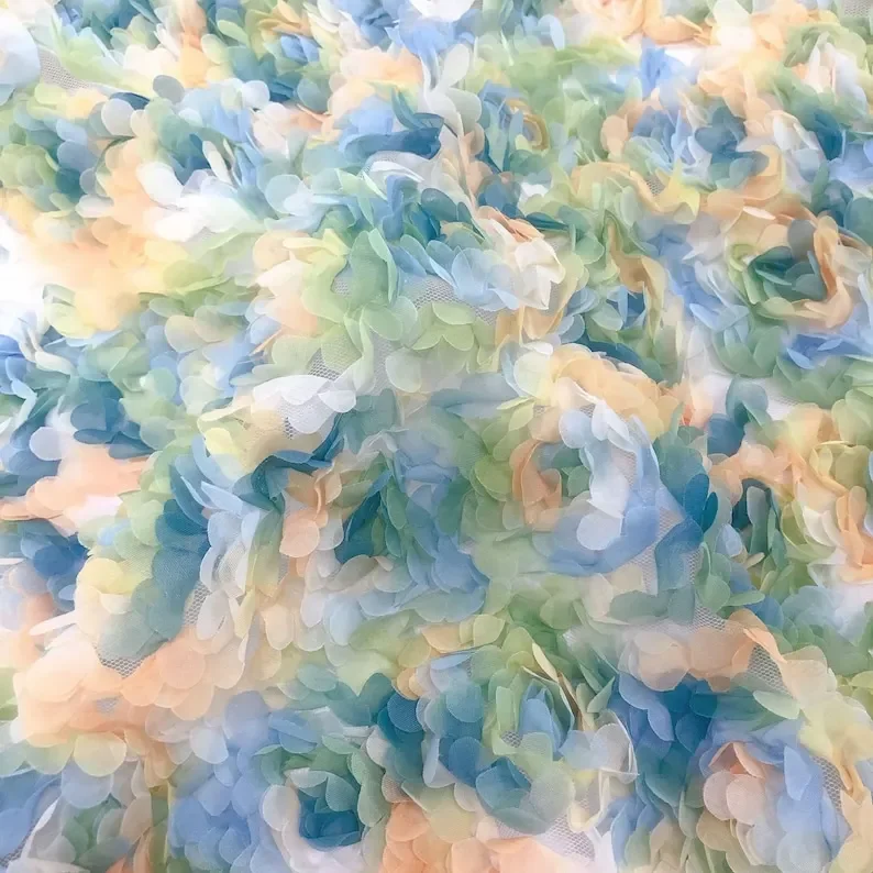 3d chiffon rose flower lace fa - Embroidery Rose recensione e prezzo