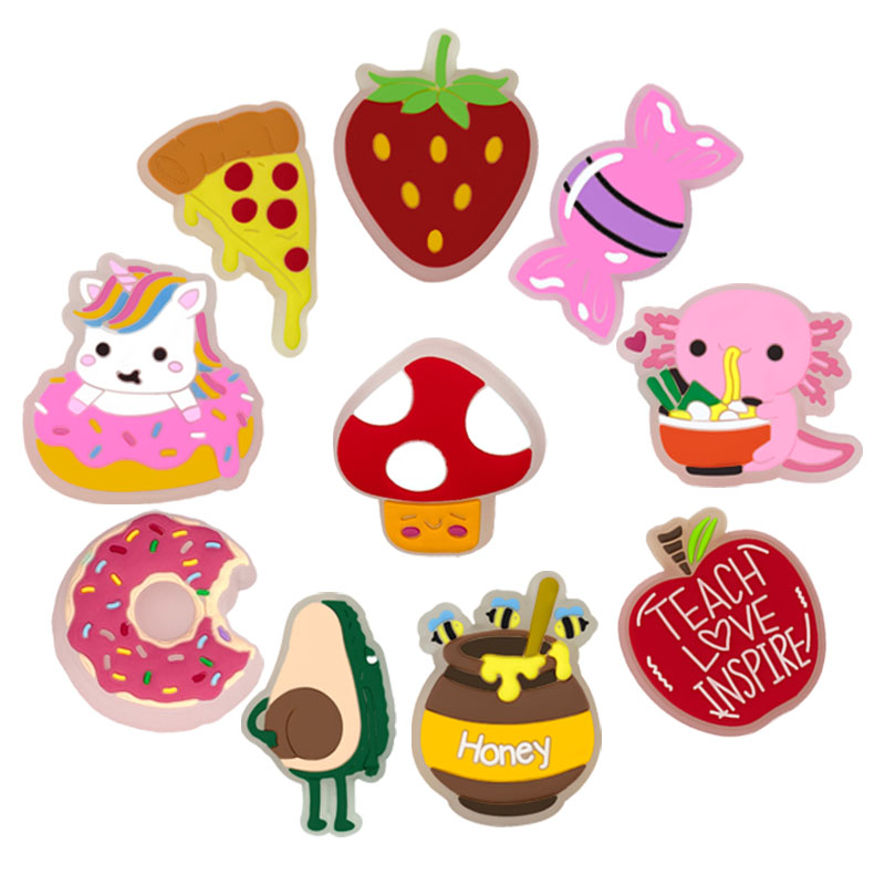 1/10pcs Kawaii LED Shoe Charms - Embroidery Unicorn recensione e prezzo