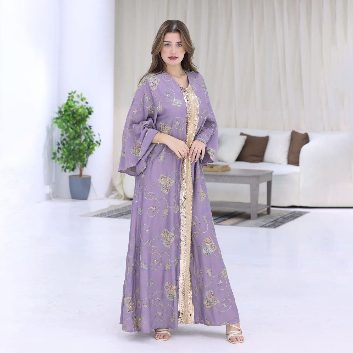 2025 Eid Ramadan Muslim Dress  - Embroidery Kebaya recensione e prezzo