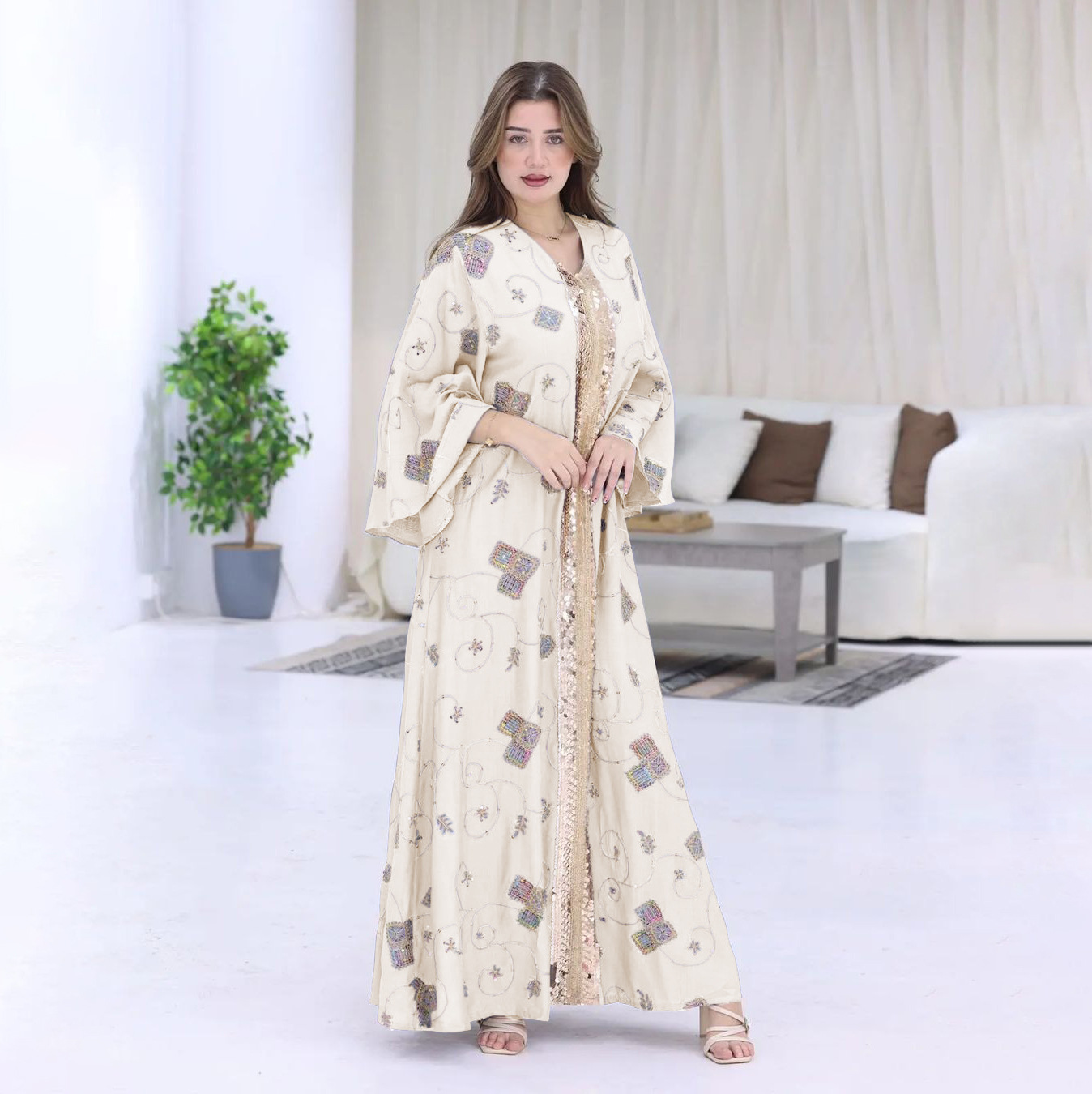 2025 Eid Ramadan Muslim Dress  - Embroidery Kebaya recensione e prezzo