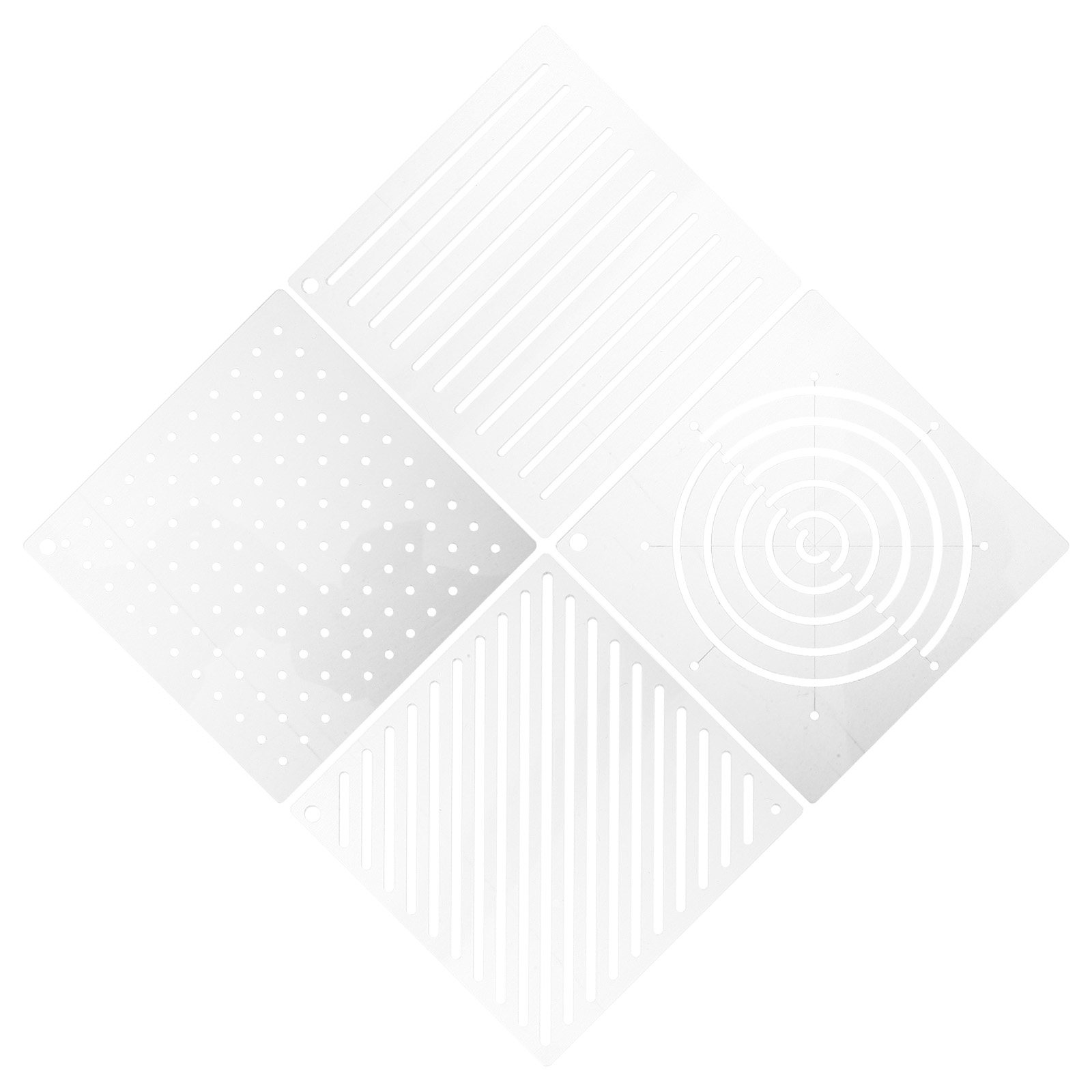 4Pcs Acrylic Quilting Template - Embroidery And Quilting recensione e prezzo