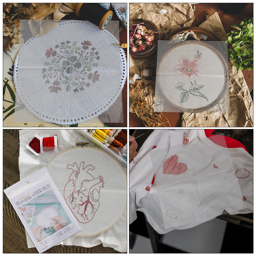 8Pcs Water Soluble Embroidery  - Water Soluble Stabilizer recensione e prezzo