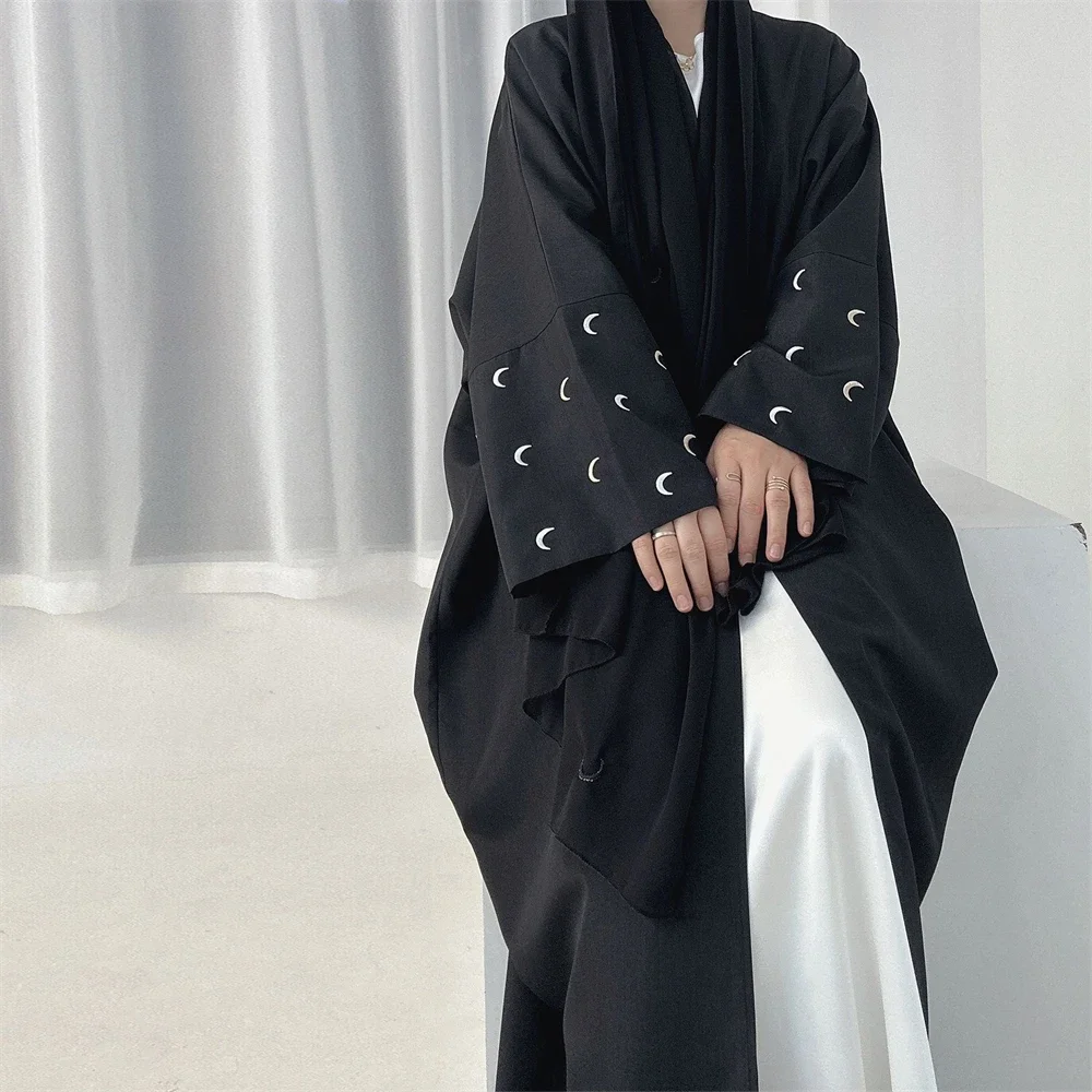 Open Abaya Muslim Dress Women  - Embroidery Kebaya recensione e prezzo