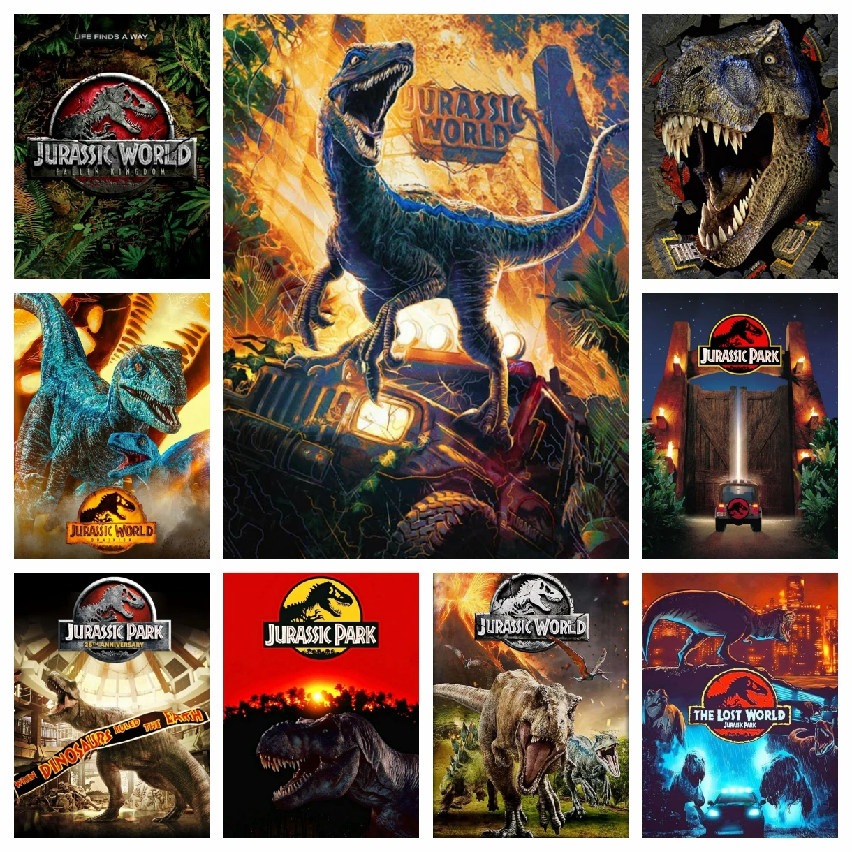 Jurassic World Diamond Paintin - Embroidery World recensione e prezzo