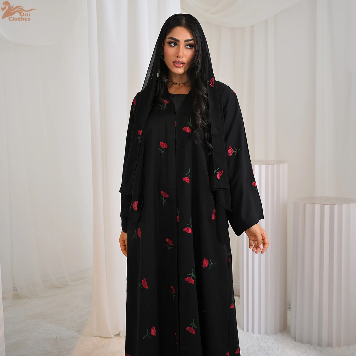 Uni Abaya 2025 Women's Clothin - Embroidery Hijab recensione e prezzo