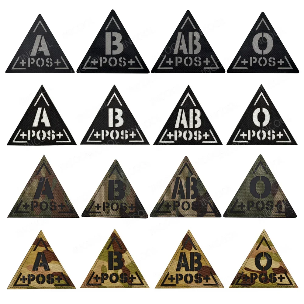 Blood Type Reflective Patches  - Embroidery Fonts recensione e prezzo