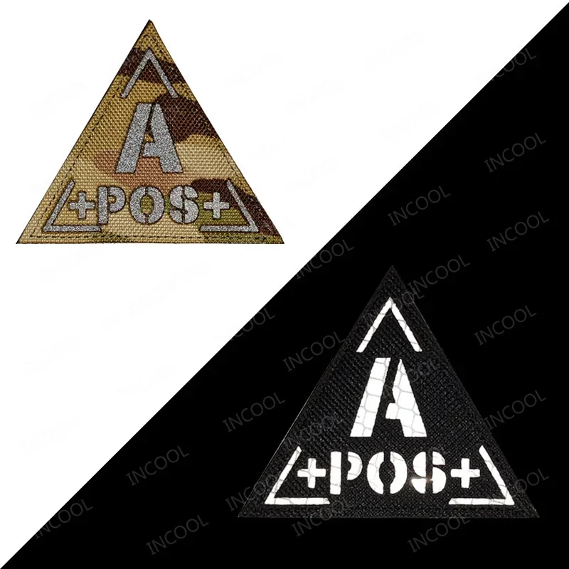 Blood Type Reflective Patches  - Embroidery Fonts recensione e prezzo