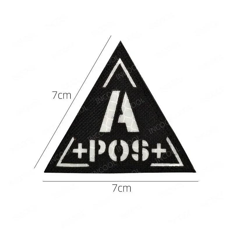 Blood Type Reflective Patches  - Embroidery Fonts recensione e prezzo