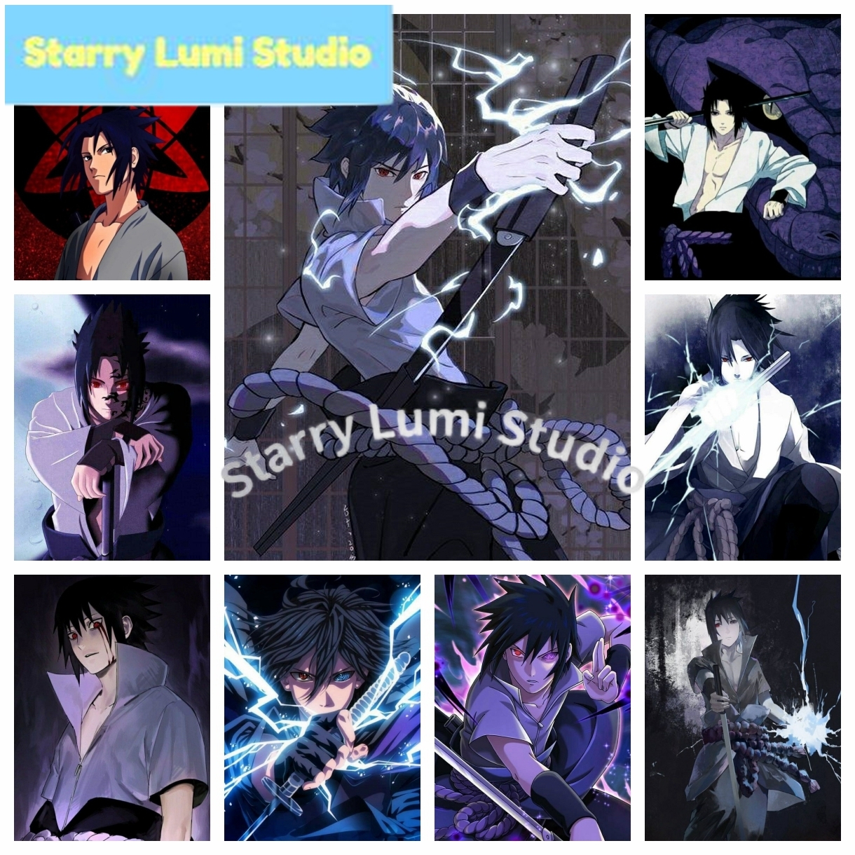 Naruto Uchiha Sasuke 5D DIY Di - Embroidery Painting recensione e prezzo