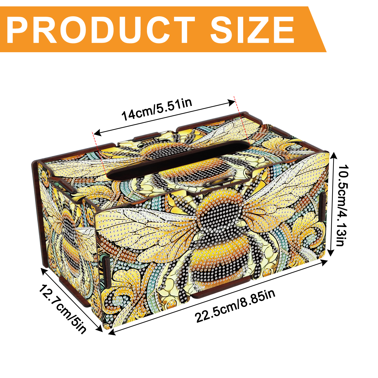 Diamond Art Painting Tissue Bo - Embroidery Yellow recensione e prezzo