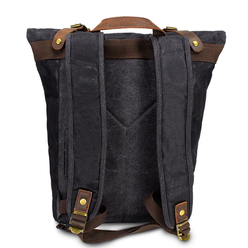 Retro Canvas Leather Backpacks - Embroidery Computer recensione e prezzo