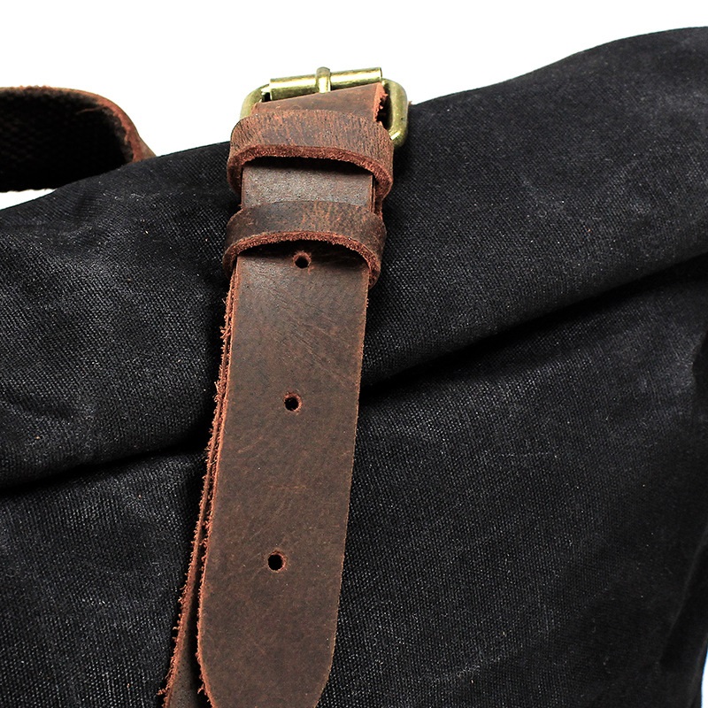 Retro Canvas Leather Backpacks - Embroidery Computer recensione e prezzo